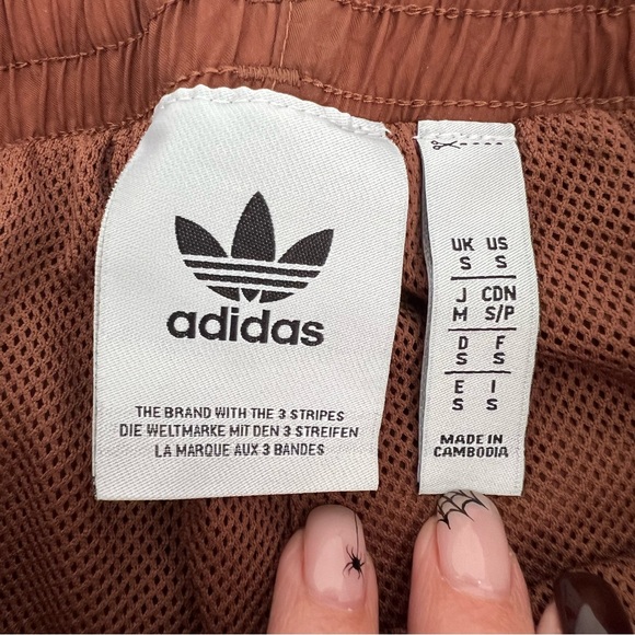 Adidas Brown Athletic Pant Men’s S DC United Soccer Blokecore Streetwear Zippers - Picture 6 of 9